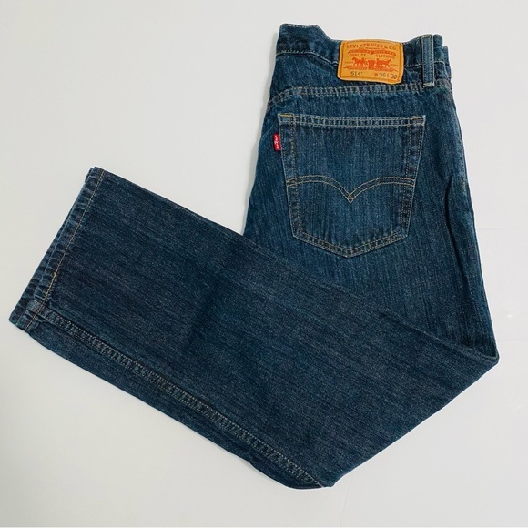 Levi's Men's 514 Straight Leg Zipper Fly Denim Blue Jeans 36x30‎ - Picture 1 of 11